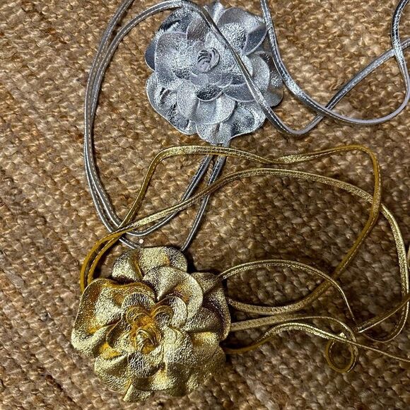 Italian Leather Flower Belt main image 14